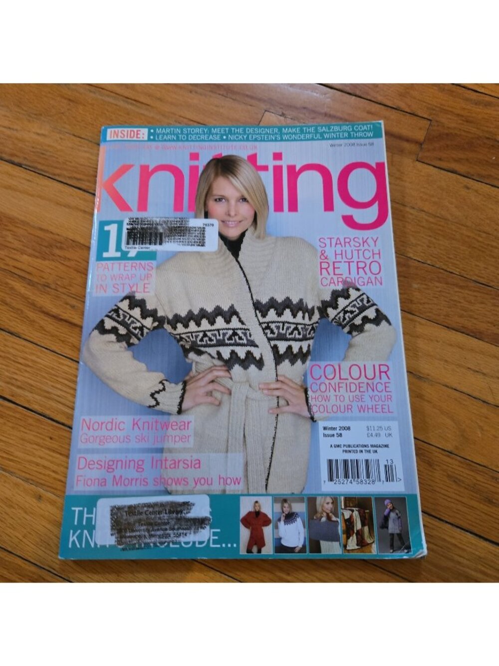 Knitting Magazine Winter 2008 Issue 58 Starsky Hutch Sweater
